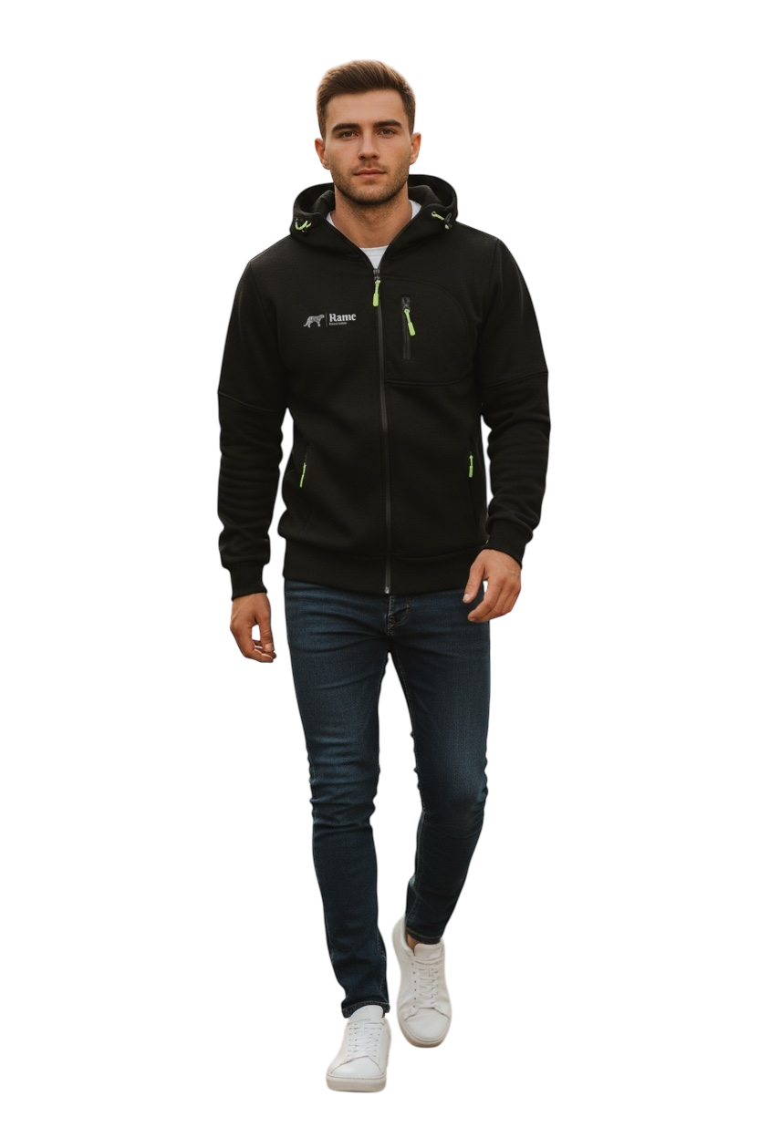 Herren Kapuzenjacke mit Reißverschluss – Stylische und Lässige Streetwear für Frühling & Herbst