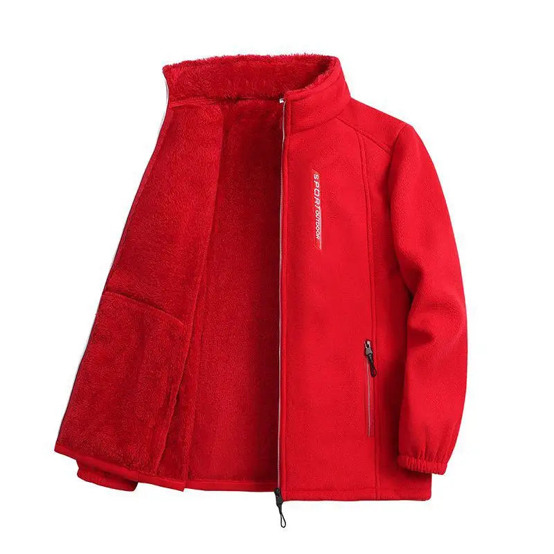 Rame Rejoice Always™ Cárdigan de polar para mujer – Sudadera con cremallera más cálida para otoño/invierno