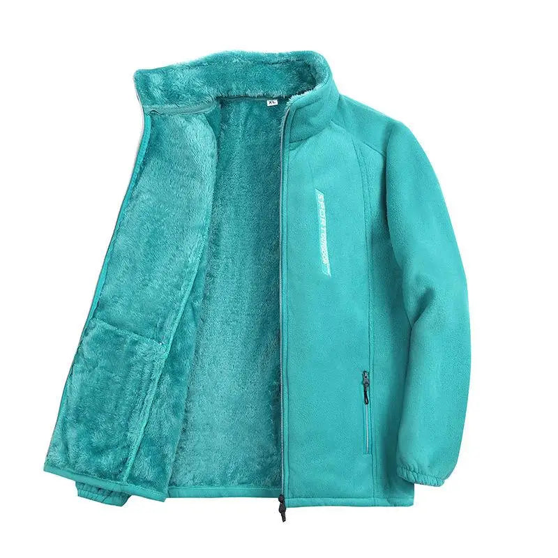 Rame Rejoice Always™ Cárdigan de polar para mujer – Sudadera con cremallera más cálida para otoño/invierno