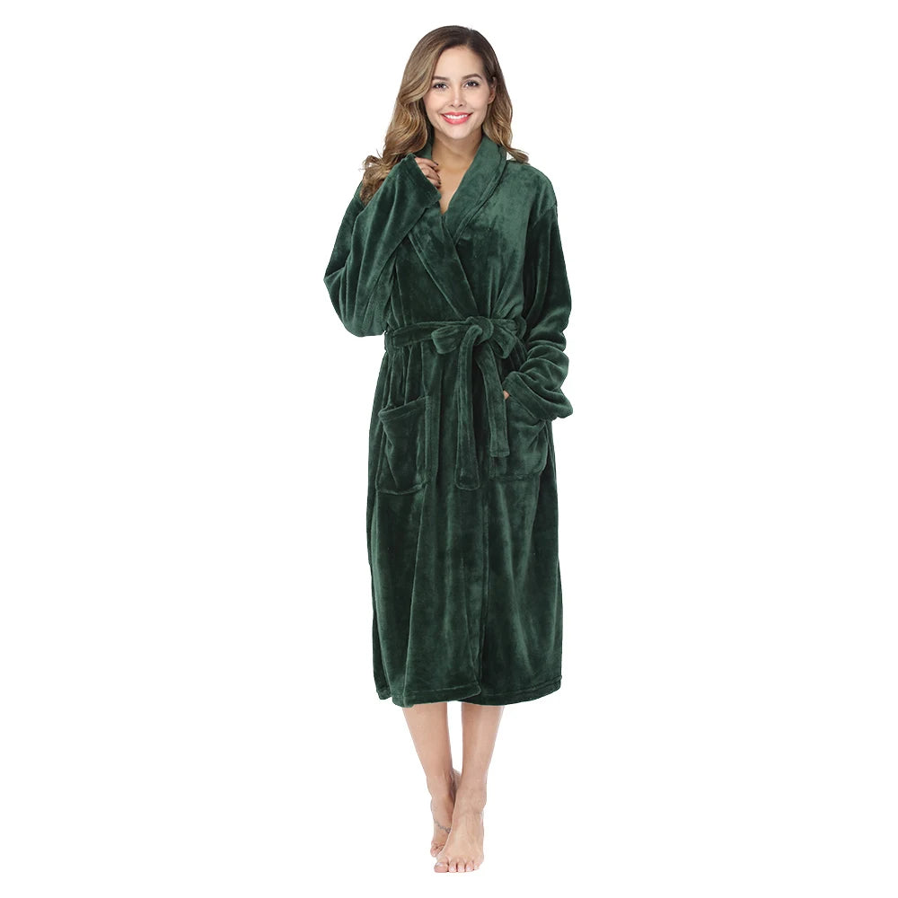 bademantel damen fleece