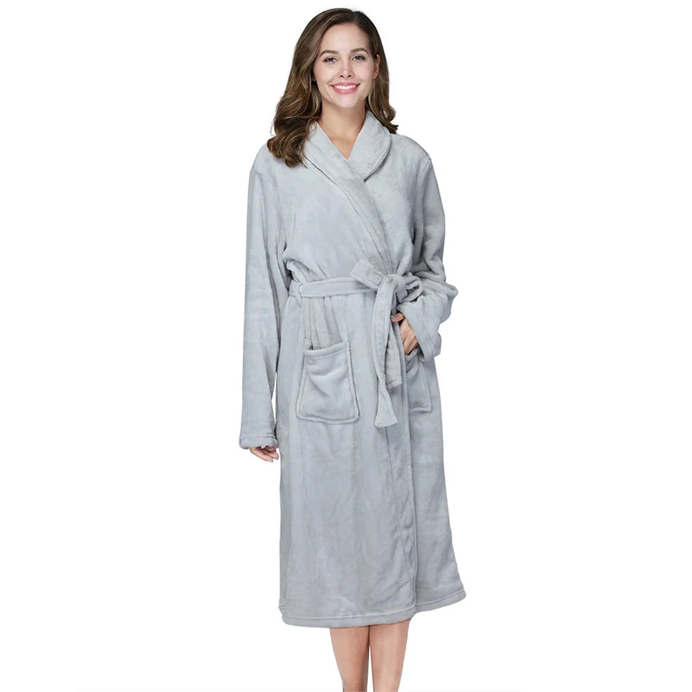bademantel damen fleece