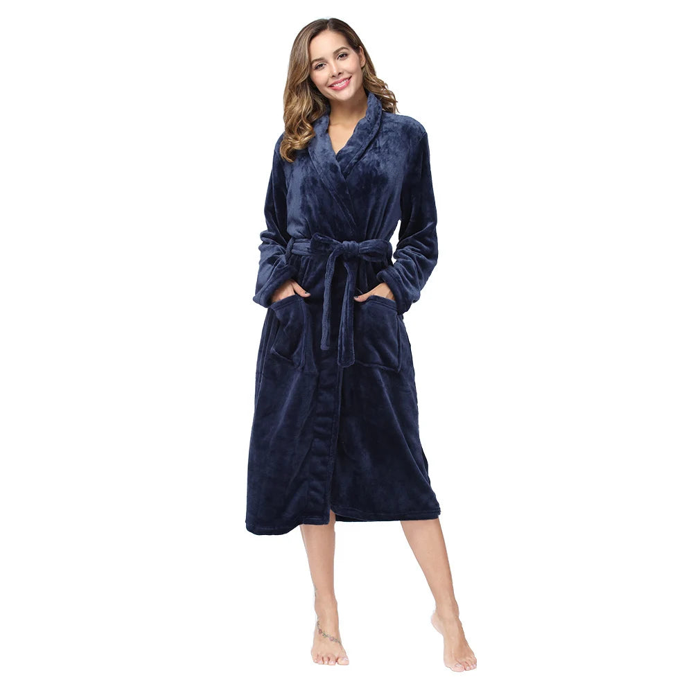 bademantel damen fleece