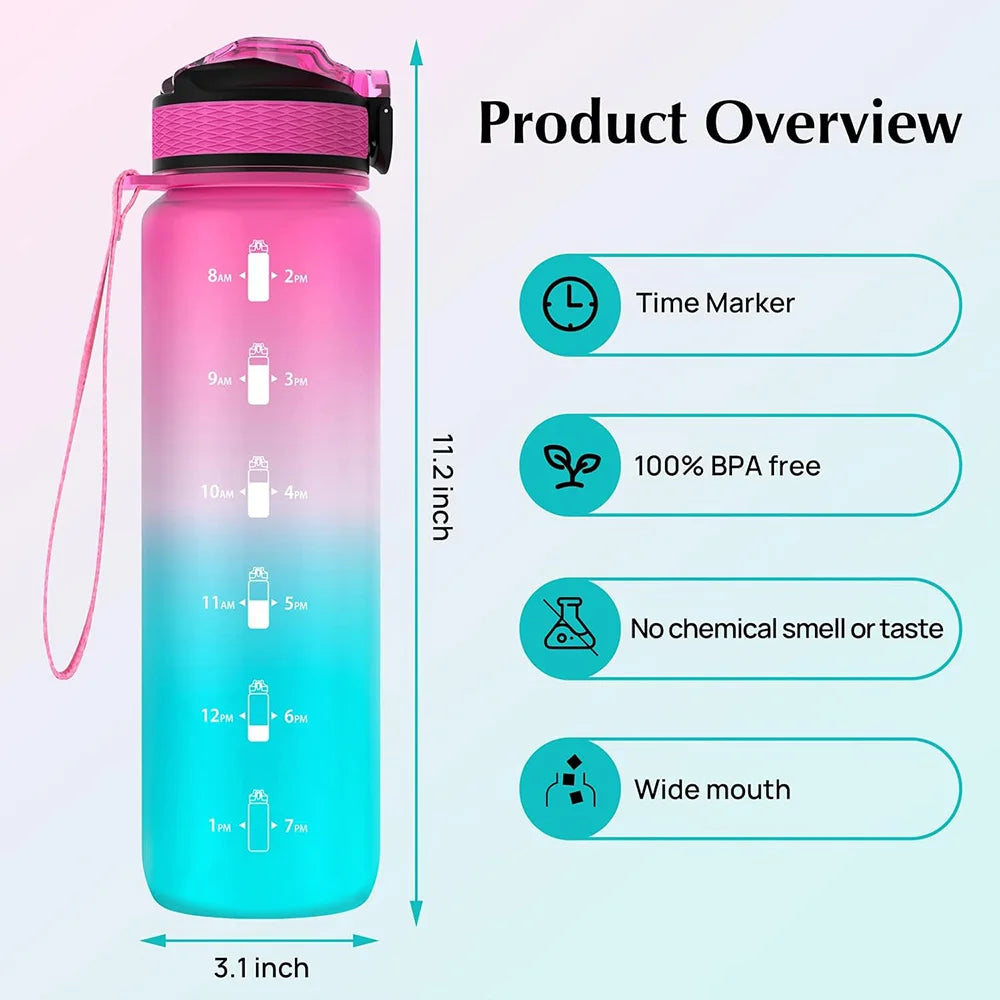 wasserflasche mit strohhalm,