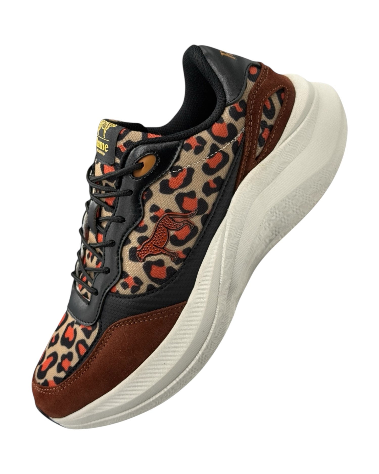 Rame Rejoice Always Cheetah-Ledersneaker – Mutig, Wild und Glaubensstark