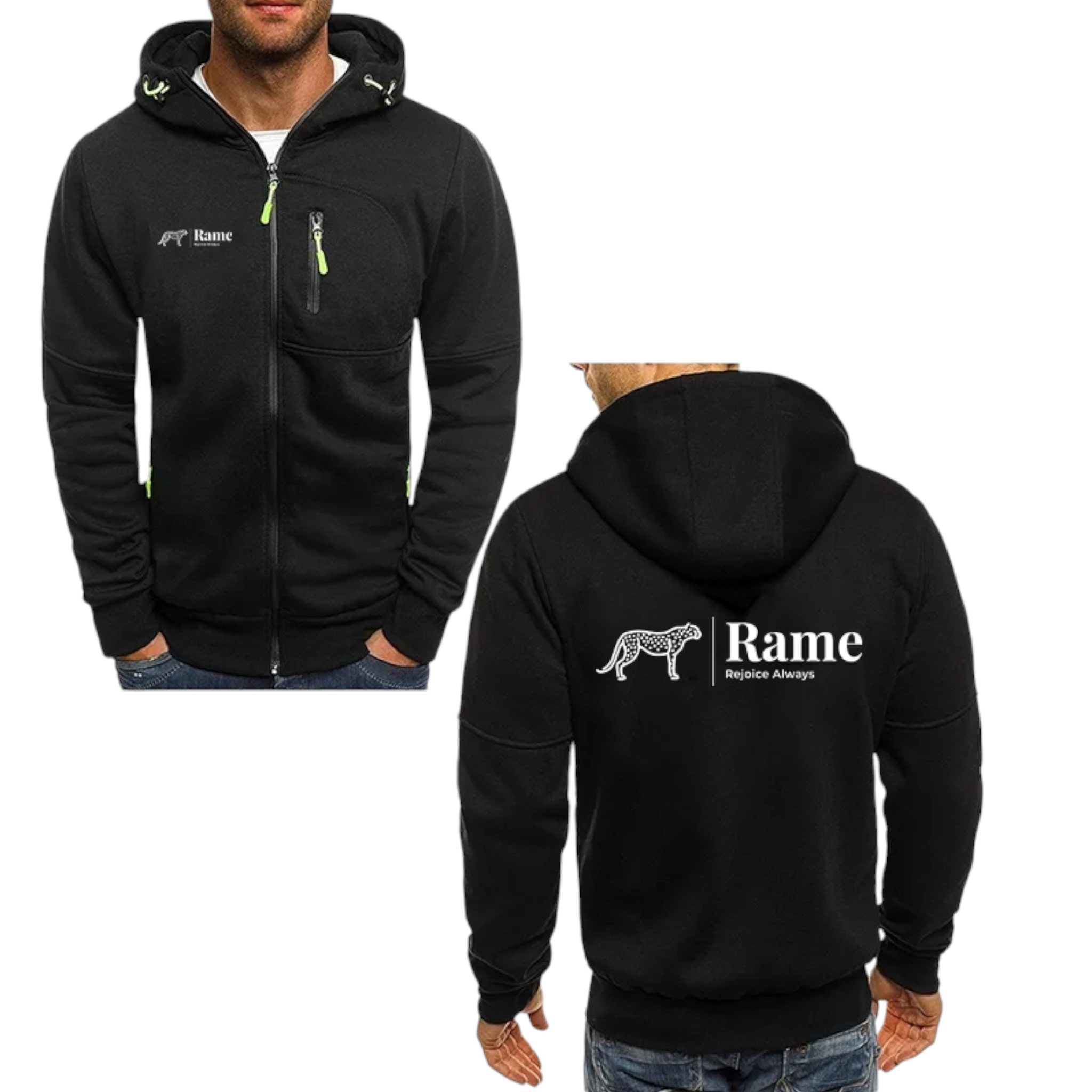Herren Kapuzenjacke mit Reißverschluss – Stylische und Lässige Streetwear für Frühling &amp; Herbst