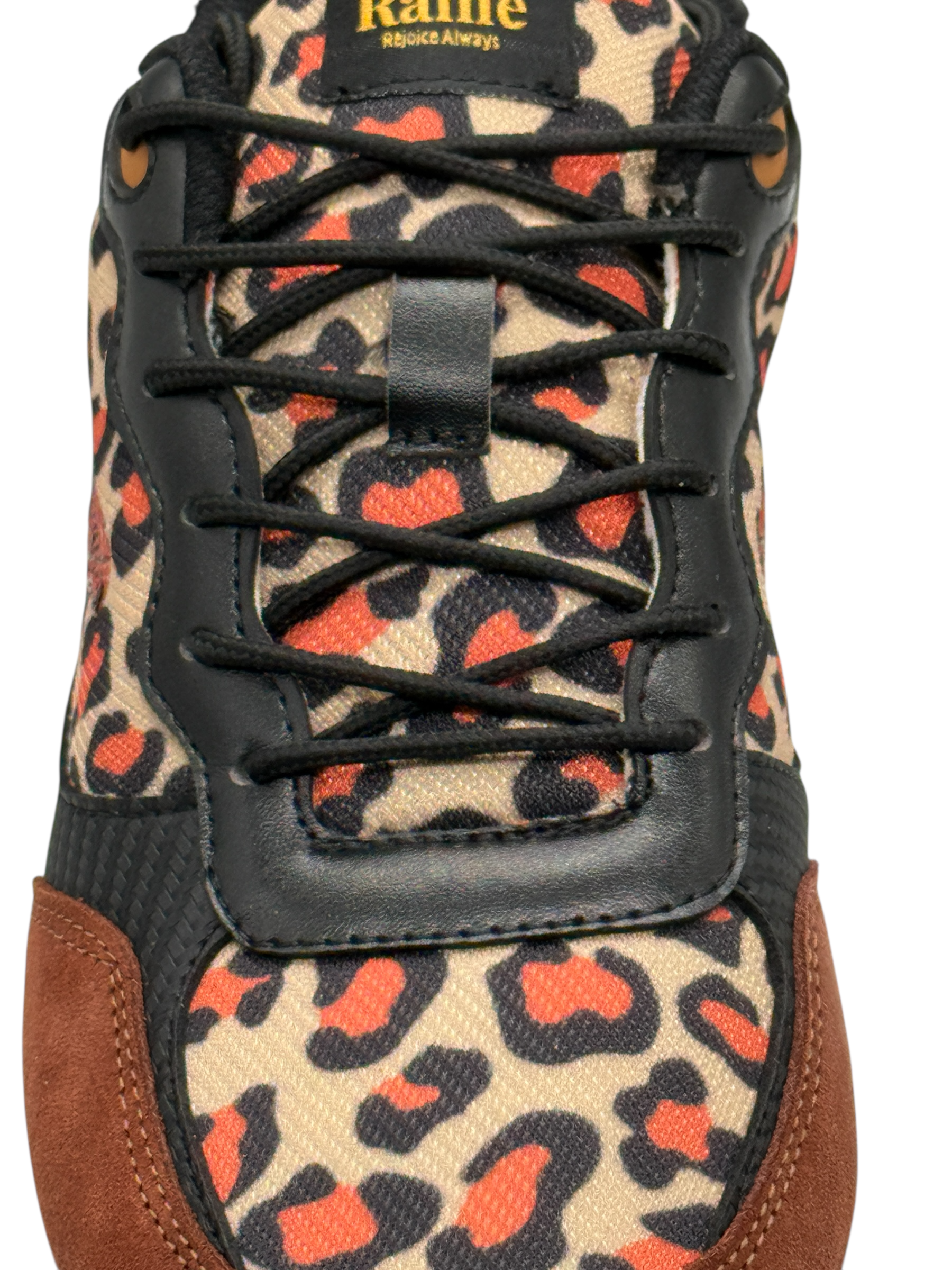 Rame Rejoice Always Cheetah-Ledersneaker – Mutig, Wild und Glaubensstark