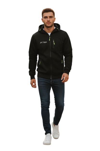 Herren Kapuzenjacke mit Reißverschluss – Stylische und Lässige Streetwear für Frühling &amp; Herbst