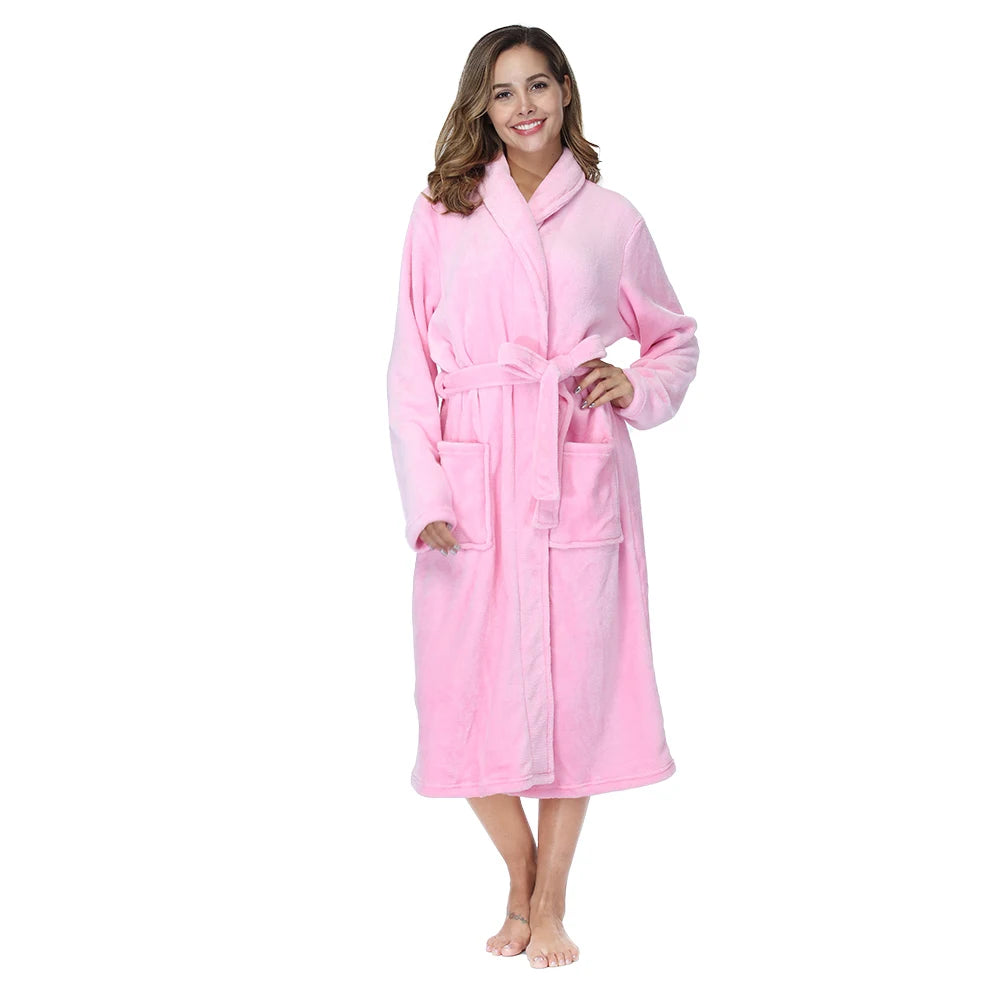 bademantel damen fleece