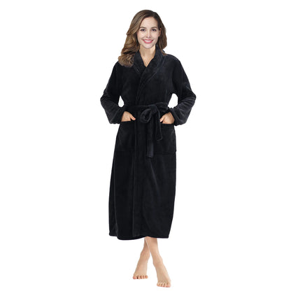 bademantel damen fleece