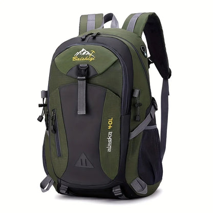 Rame Rejoice Always Mochila de montaña impermeable – Mochila de senderismo de lona de gran capacidad para exteriores