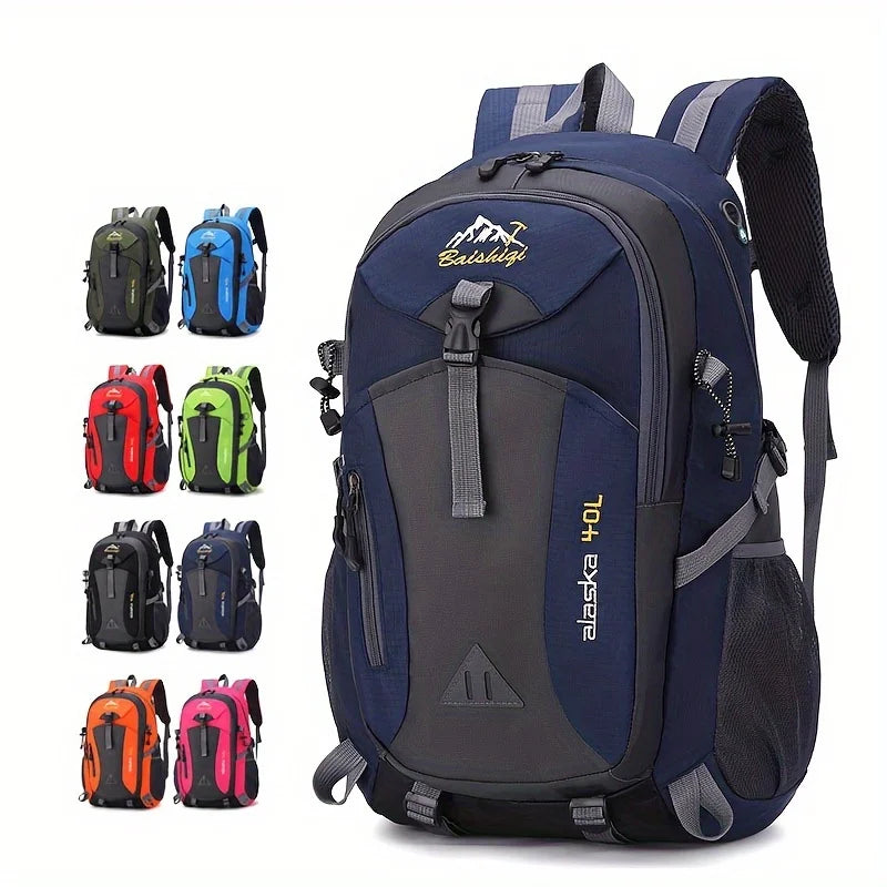 Rame Rejoice Always Mochila de montaña impermeable – Mochila de senderismo de lona de gran capacidad para exteriores