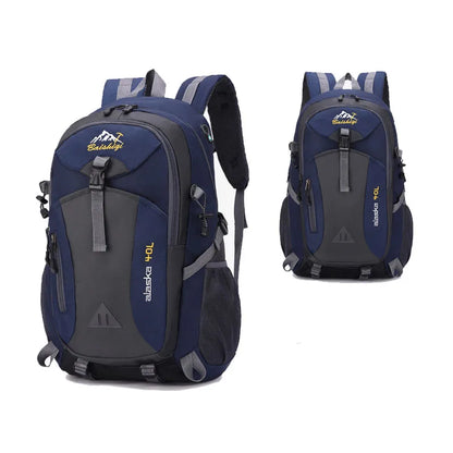 Rame Rejoice Always Mochila de montaña impermeable – Mochila de senderismo de lona de gran capacidad para exteriores