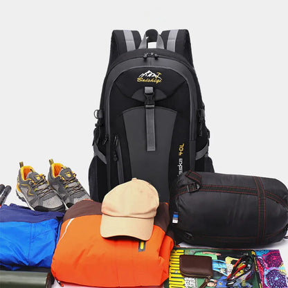 Rame Rejoice Always Mochila de montaña impermeable – Mochila de senderismo de lona de gran capacidad para exteriores