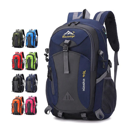 Rame Rejoice Always Mochila de montaña impermeable – Mochila de senderismo de lona de gran capacidad para exteriores