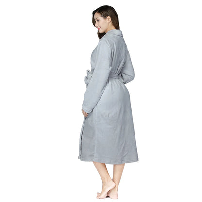 damen fleece bademantel,