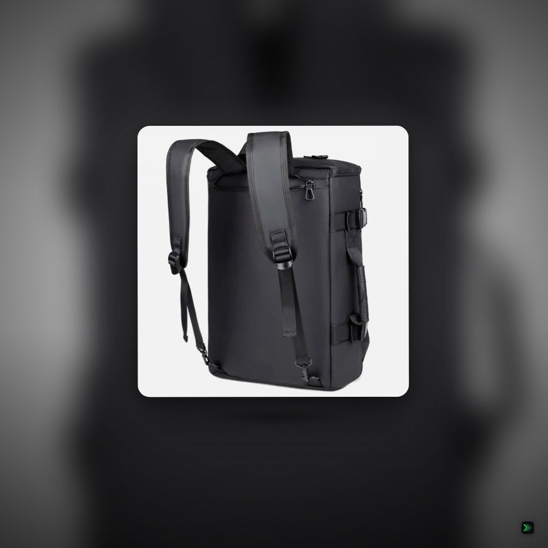 Rame TechPack 3.0 – Anti-Diebstahl & Wasserdichter Rucksack 40L für Wandern, Reisen & Sport – Unisex, ergonomisch & vielseitig – Clean Showcase